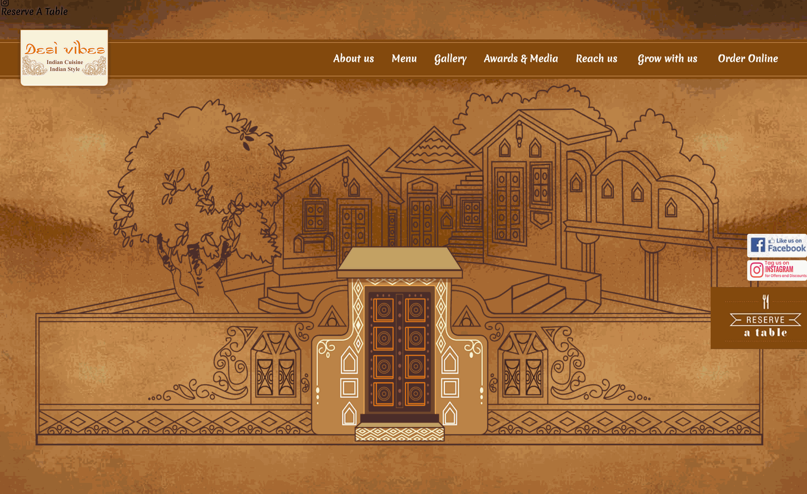 Desi Vibes website